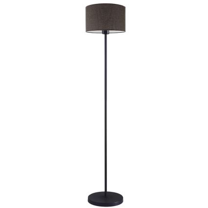 LED stojacia lampa TUNJA 1xE27/20W/230V pr. 30 cm čierna/hnedá