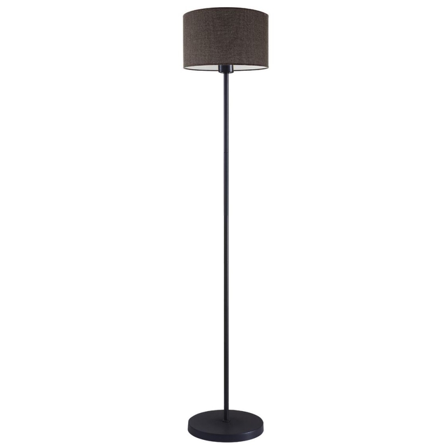 LED stojacia lampa TUNJA 1xE27/20W/230V pr. 30 cm čierna/hnedá