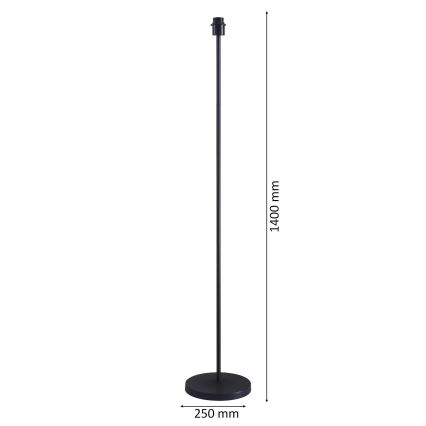 LED stojacia lampa TUNJA 1xE27/20W/230V pr. 30 cm čierna/hnedá