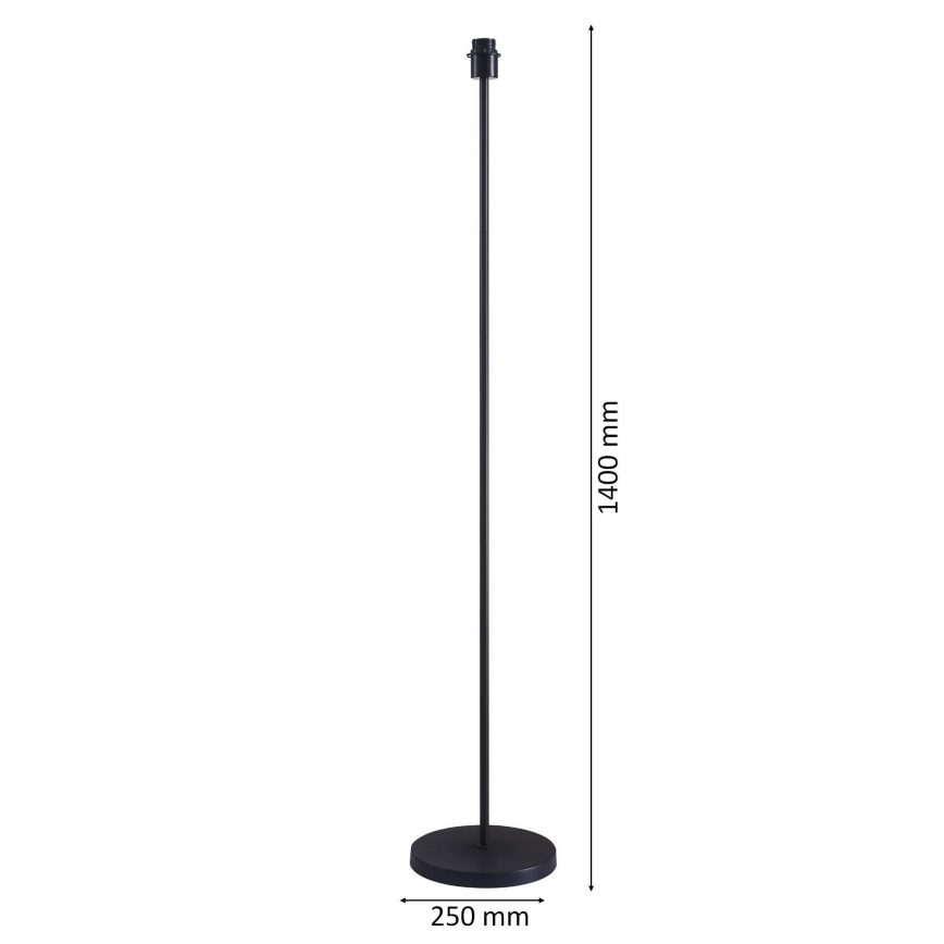 LED stojacia lampa TUNJA 1xE27/20W/230V pr. 30 cm čierna/hnedá