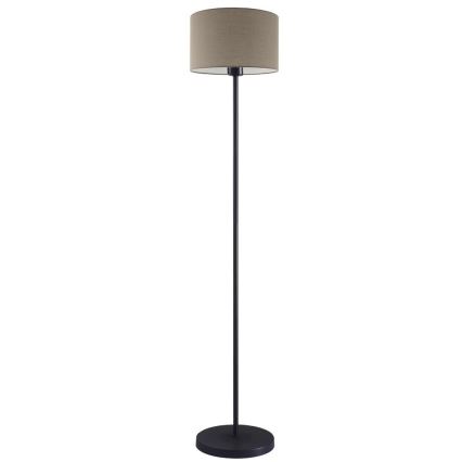 LED stojacia lampa TUNJA 1xE27/20W/230V pr. 30 cm čierna/taupe