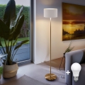 LED stojacia lampa TUNJA 1xE27/20W/230V pr. 30 cm zlatá/biela