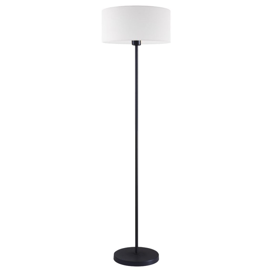 LED stojacia lampa TUNJA 1xE27/20W/230V pr. 38 cm čierna/biela