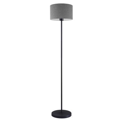 LED stojacia lampa TUNJA 1xE27/20W/230V priemer 30 cm čierna/šedá