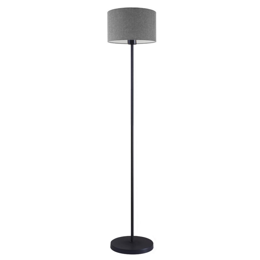 LED stojacia lampa TUNJA 1xE27/20W/230V priemer 30 cm čierna/šedá