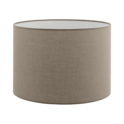 LED stojacia lampa TUNJA 1xE27/20W/230V priemer 30 cm matný chróm/taupe