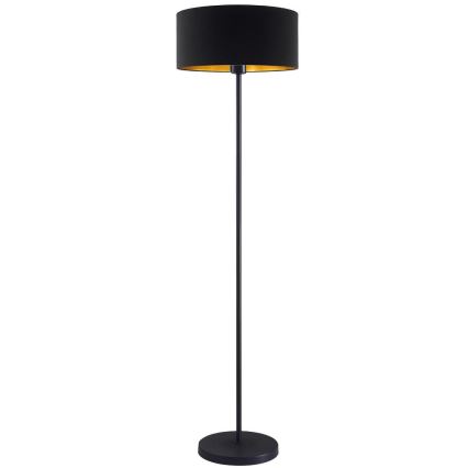 LED stojacia lampa TUNJA 1xE27/20W/230V, priemer 38 cm, čierna