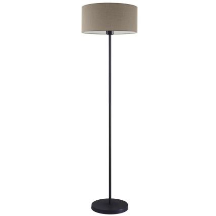 LED stojacia lampa TUNJA 1xE27/20W/230V priemer 38 cm čierna/taupe