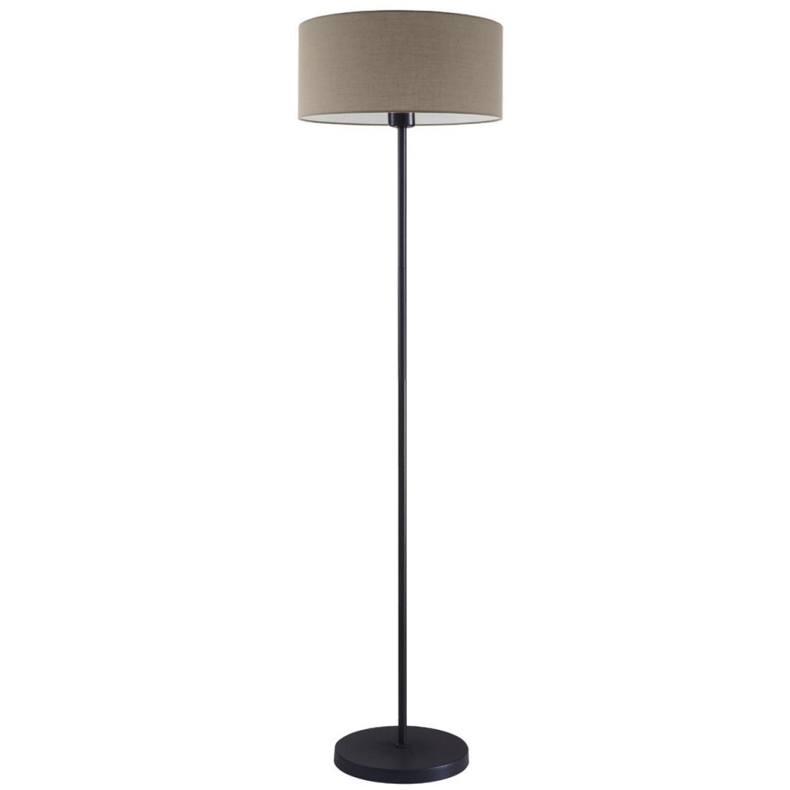 LED stojacia lampa TUNJA 1xE27/20W/230V priemer 38 cm čierna/taupe