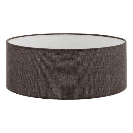 LED stojacia lampa TUNJA 1xE27/20W/230V priemer 38 cm matný chróm/hnedá