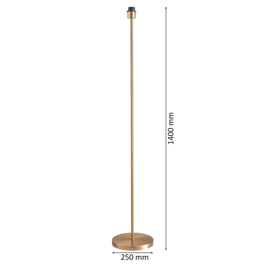 LED stojacia lampa TUNJA 1xE27/20W/230V, priemer 38 cm, zlatá/hnedá