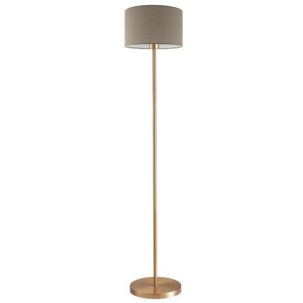LED stojacia lampa TUNJA 1xE27/20W/230V Ø 30 cm zlatá/taupe