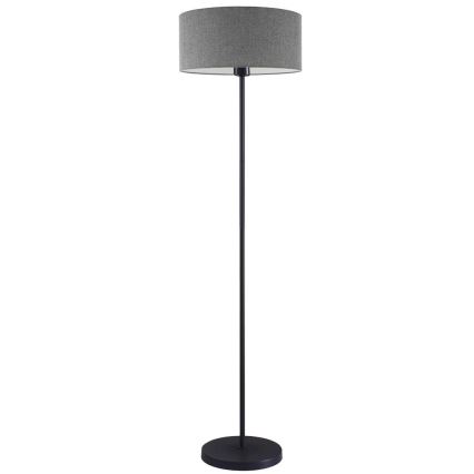 LED stojacia lampa TUNJA 1xE27/20W/230V Ø 38 cm čierna/šedá