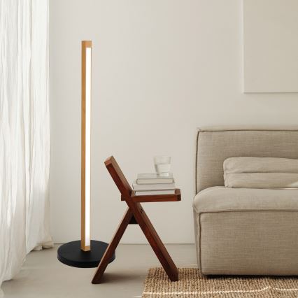 LED stojacia lampa VERDE LED/18W/230V 3000K dub/čierna