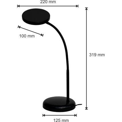 LED  Stolná lampa ANITA LED/6W/230V