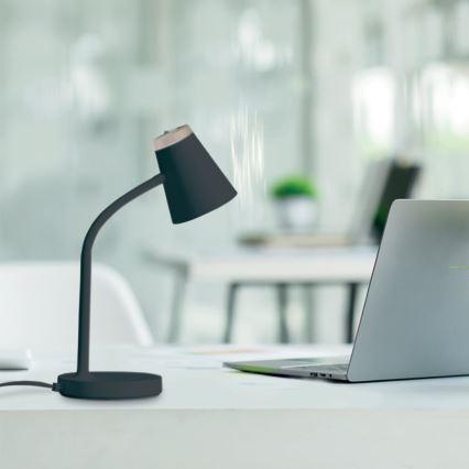 LED Stolná lampa CHICO LED/4,5W/230V čierna