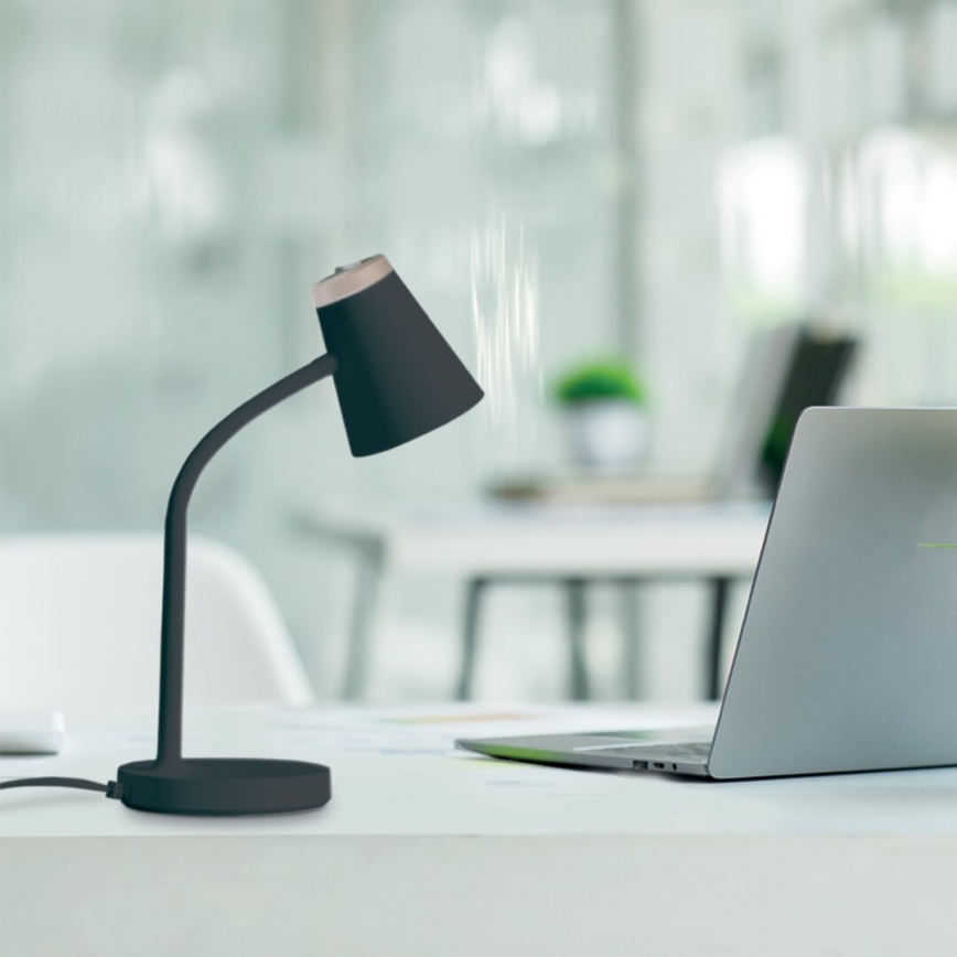 LED Stolná lampa CHICO LED/4,5W/230V čierna