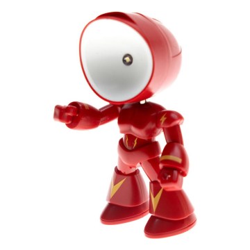 LED Stolná lampa LED/0,06W/3xLR41 robot červená