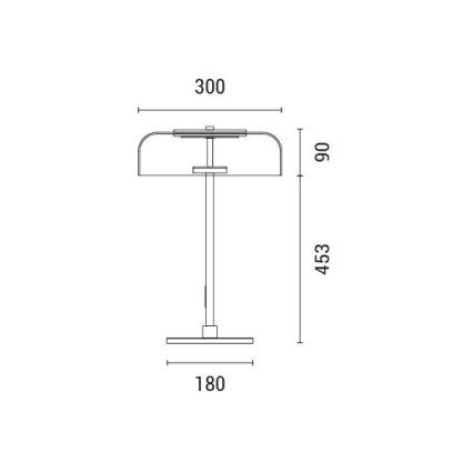 LED Stolná lampa LED/8W/230V 3000K