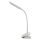 LED stolná lampa s klipom 1xLED/6W/230V biela