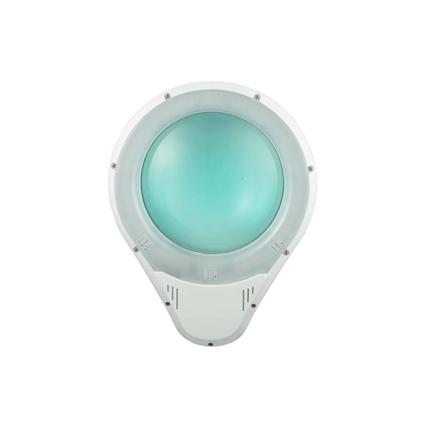 LED Stolná lampa s lupou LED/9W/230V biela