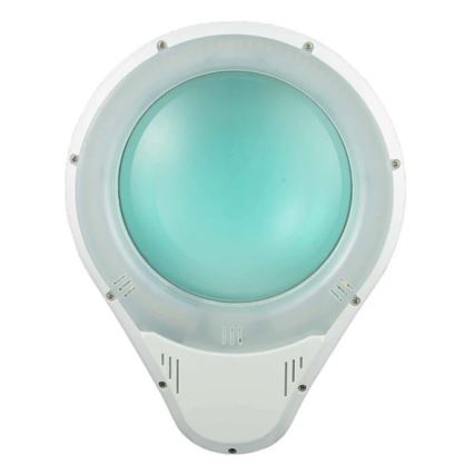 LED Stolná lampa s lupou LED/9W/230V biela