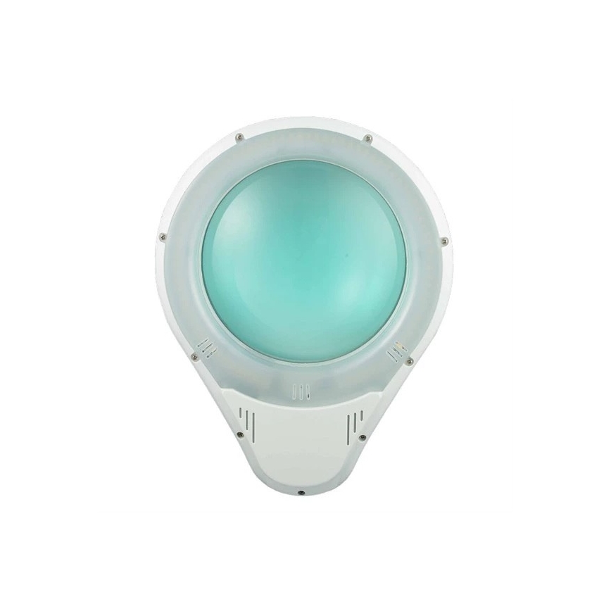 LED Stolná lampa s lupou LED/9W/230V biela
