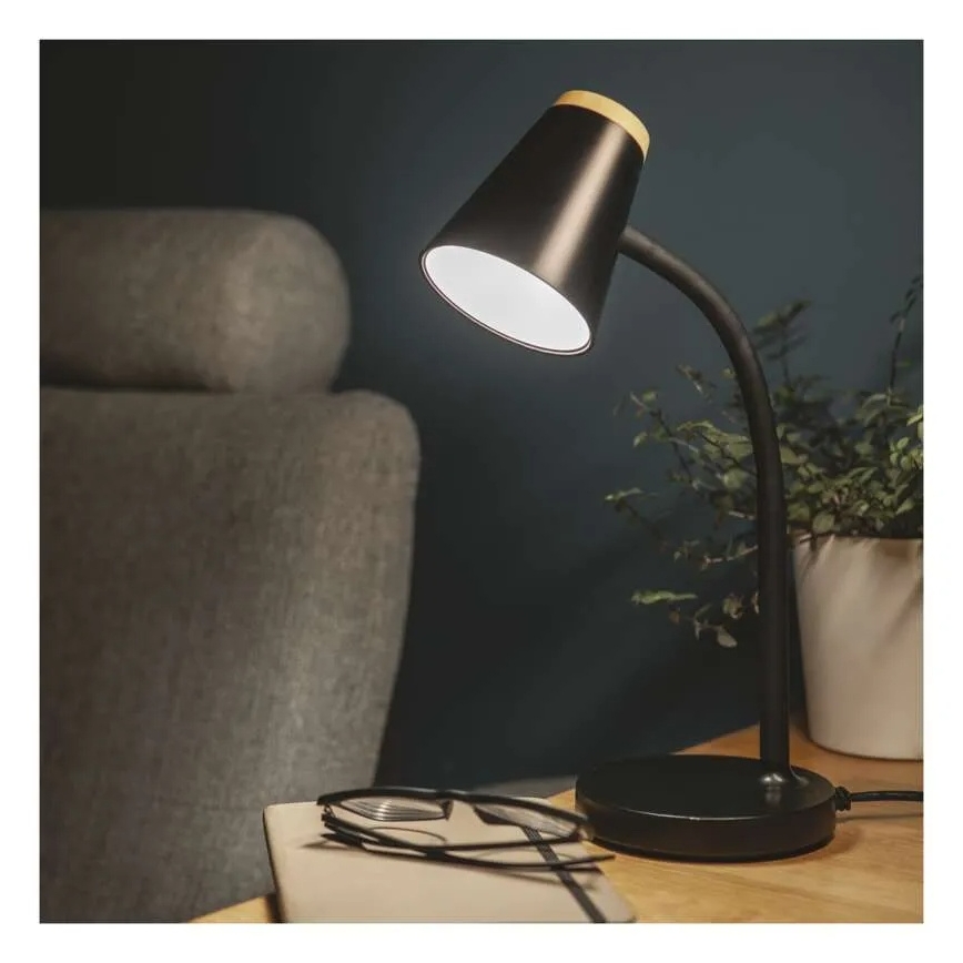 LED stolná lampa TARA LED/4,5W/230V 4000K čierna