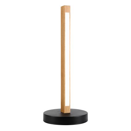 LED stolná lampa VERDE LED/10W/230V 3000K dub/čierna