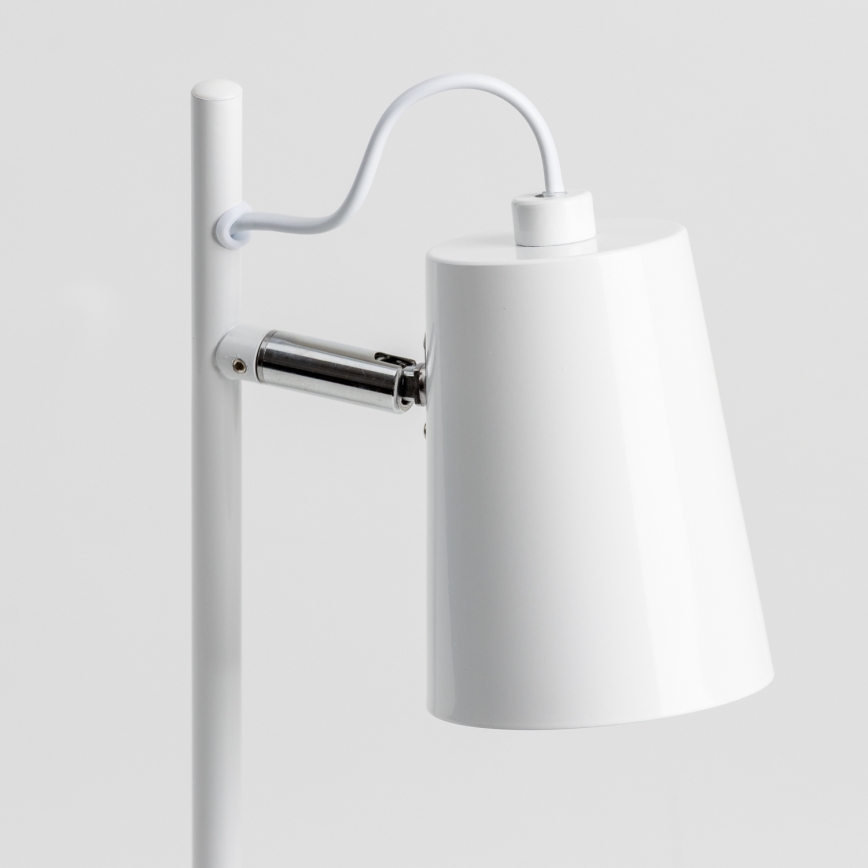 LED stolová lampa 1xE14/4,9W/230V biela