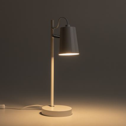 LED stolová lampa 1xE14/4,9W/230V biela