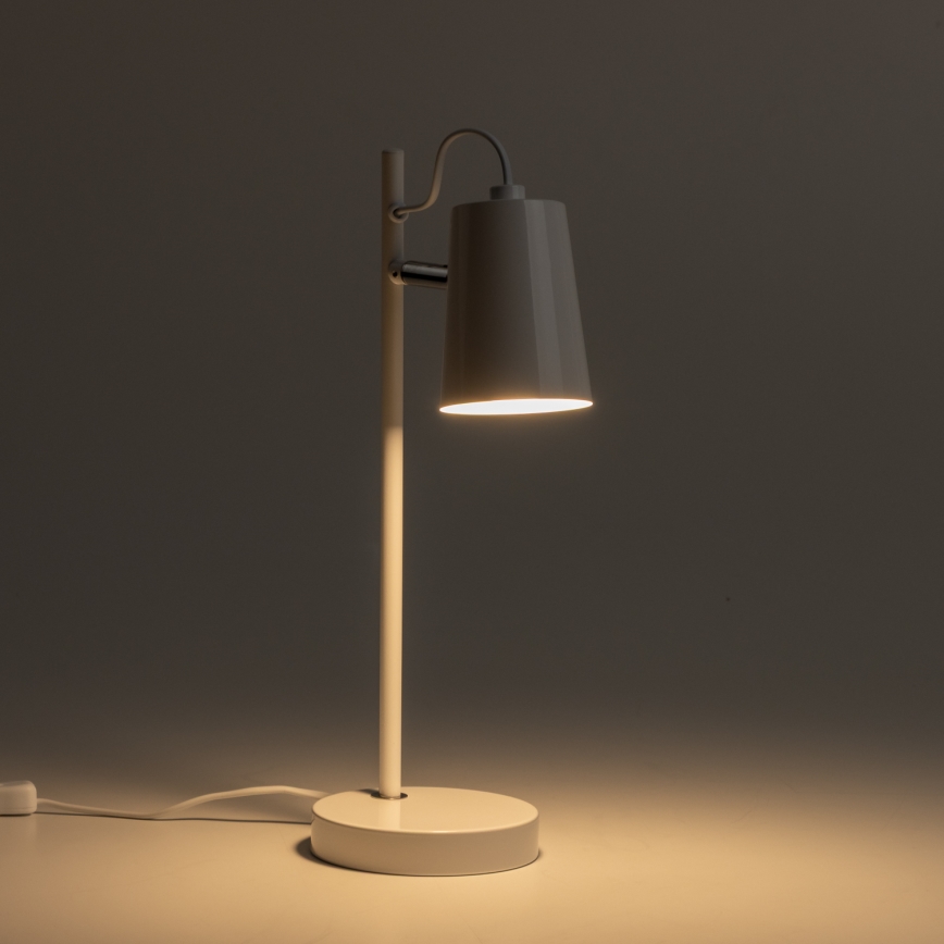 LED stolová lampa 1xE14/4,9W/230V biela