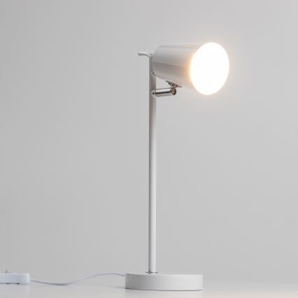 LED stolová lampa 1xE14/4,9W/230V biela