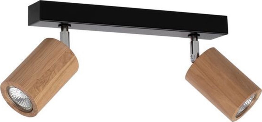 LED Stropné bodové svietidlo MATTI 2xGU10/5W/230V dub