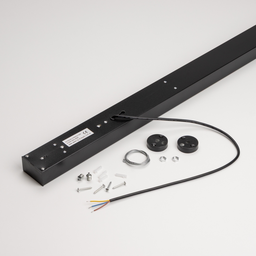 LED Stropné prisadené závesné svietidlo CYNIDECO LED/30W/230V 4000K čierna