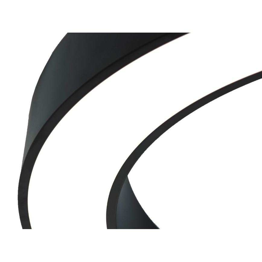 LED stropné svietidlo 115 W / 230 V, s prepínateľnou teplotou svetla 3000/4000/6500 K, priemer 120 cm, čierne