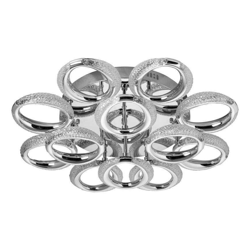 LED Stropné svietidlo 12xLED/14W/230V 3000-5000K pr. 60 cm lesklý chróm