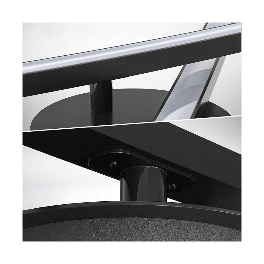 LED stropné svietidlo 2xLED/6W/230V 3000K čierne