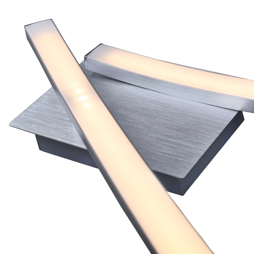 LED Stropné svietidlo 2xLED/6W/230V 3000K matný chróm