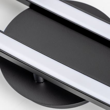 LED stropné svietidlo 2xLED/6W/230V čierne