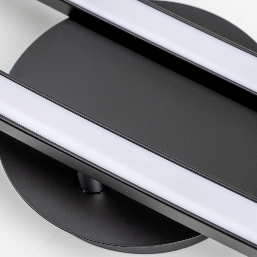 LED stropné svietidlo 2xLED/6W/230V čierne