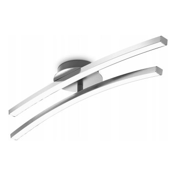 LED stropné svietidlo 2xLED/6W/230V lesklý chróm