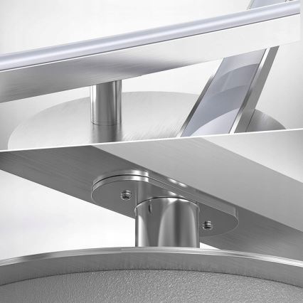 LED stropné svietidlo 2xLED/6W/230V lesklý chróm