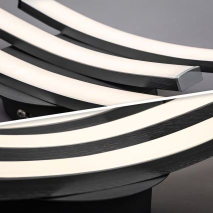 LED stropné svietidlo 3xLED/6W/230V 2700K čierne