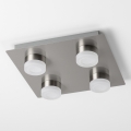 LED Stropné svietidlo 4xLED/4W/230V matný chróm