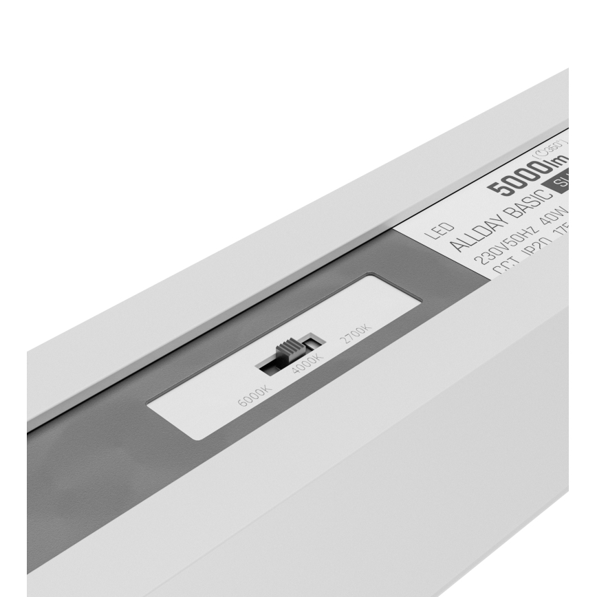 LED stropné svietidlo ALLDAY BASIC LED/20/30/40W/230V 2700/4000/6000K 120 cm biela