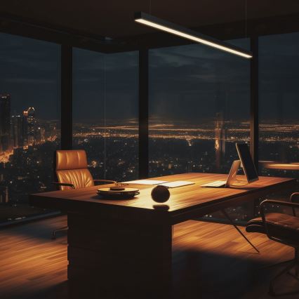 LED stropné svietidlo ALLDAY BASIC LED/20/30/40W/230V 2700/4000/6000K 120 cm čierne
