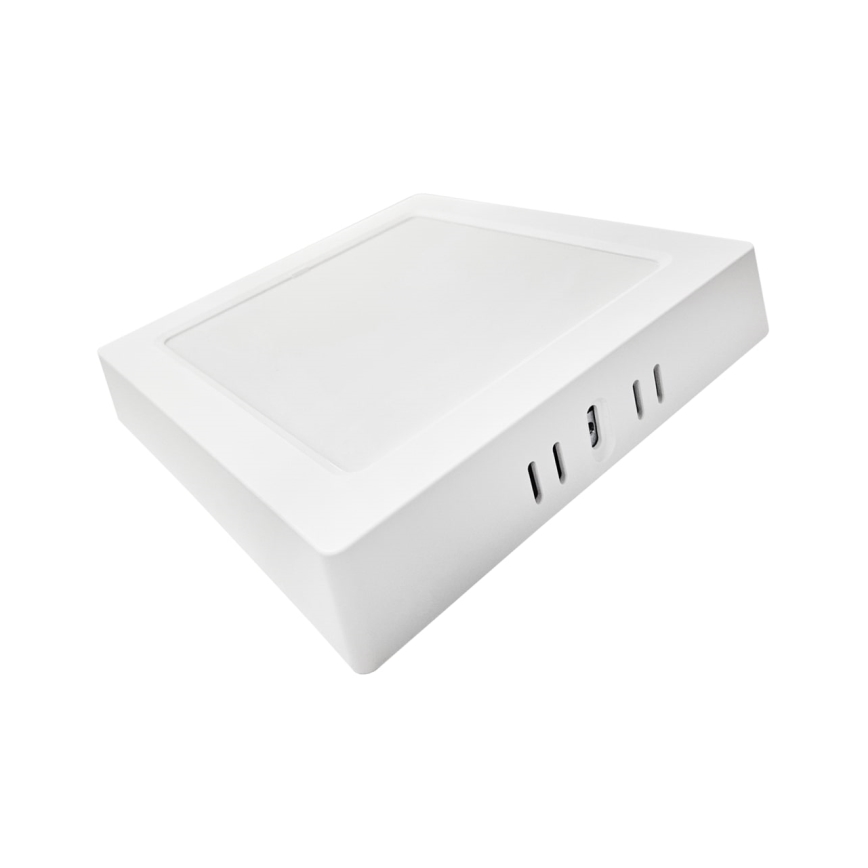 LED Stropné svietidlo BLOCK LED/12W/230V 4000K 16,7x16,7 cm biela