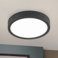 LED Stropné svietidlo BULLY LED/12W/230V pr. 14 cm čierna