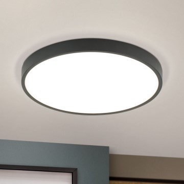 LED Stropné svietidlo BULLY LED/28W/230V pr. 28 cm čierna